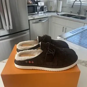 Louis Vuitton | Shoes | Copy Louis Vuitton East Mule Fur  display picture 2